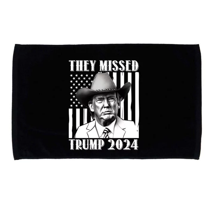 They Missed Trump 2024 Microfiber Hand Towel