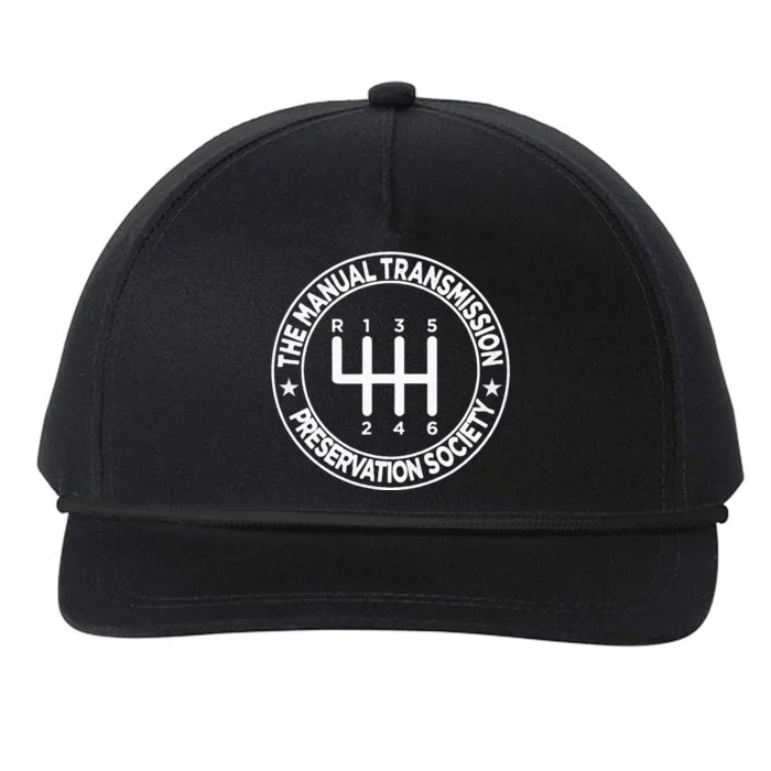 The Manual Transmission Preservation Society Snapback Five-Panel Rope Hat