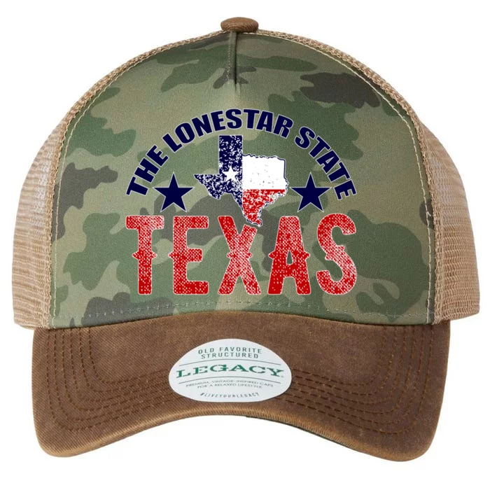 Texas Motto The Lone Star State Legacy Tie Dye Trucker Hat