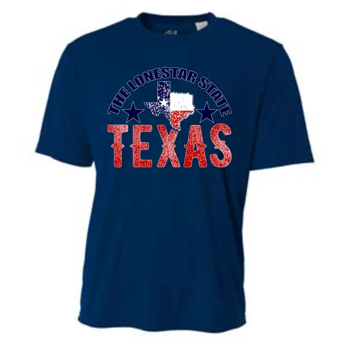 Texas Motto The Lone Star State Cooling Performance Crew T-Shirt