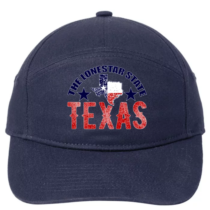 Texas Motto The Lone Star State 7-Panel Snapback Hat