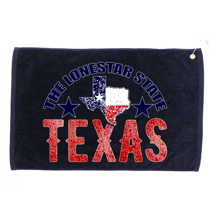 Texas Motto The Lone Star State Grommeted Golf Towel