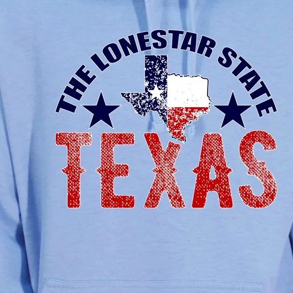 Texas Motto The Lone Star State Unisex Surf Hoodie