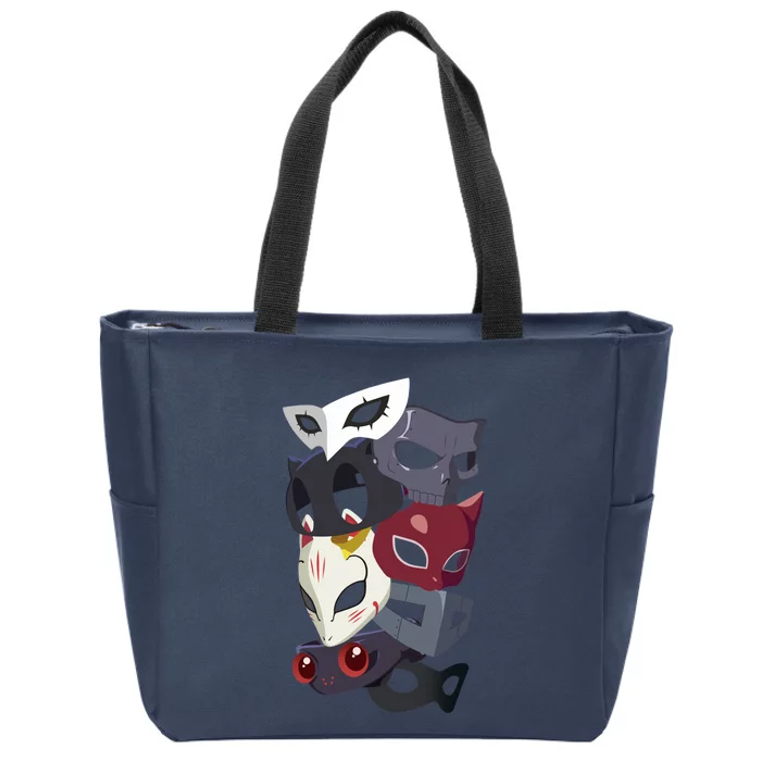 Thieves Masks Zip Tote Bag