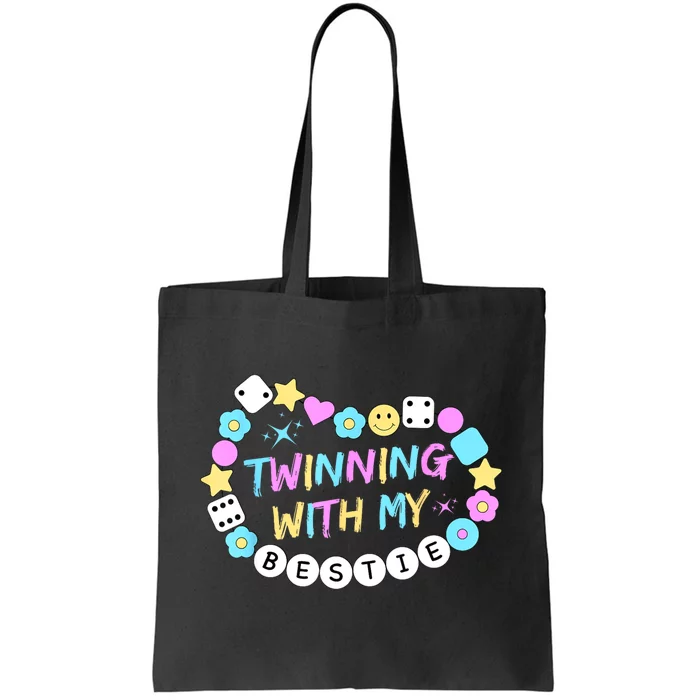 Twin Matching Twins Day Friend Twinning With My Bestie Twin Tote Bag