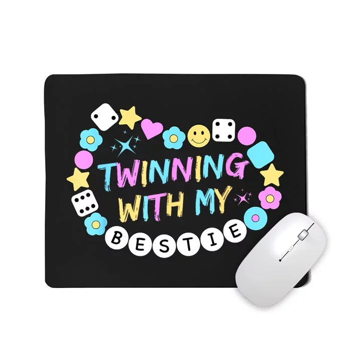 Twin Matching Twins Day Friend Twinning With My Bestie Twin Mousepad