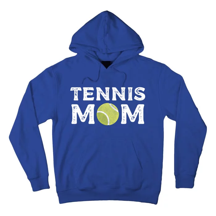 Tennis Mom Tennis Playing Coach Gift Tall Hoodie