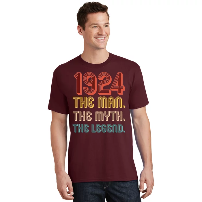 The Man The Myth The Legend 1924 100th Birthday T-Shirt