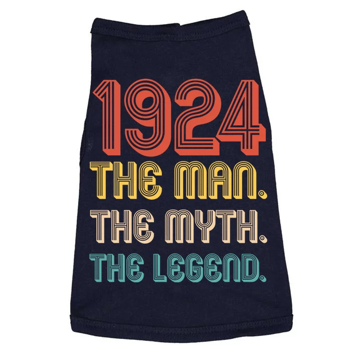 The Man The Myth The Legend 1924 100th Birthday Doggie Tank