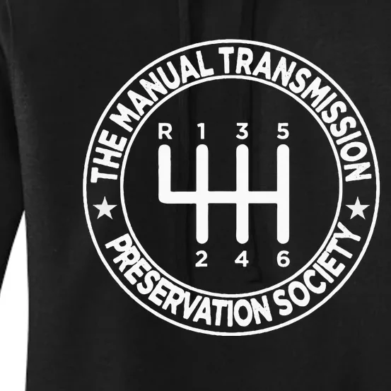 The Manual Transmission Preservation Society Women's Pullover Hoodie