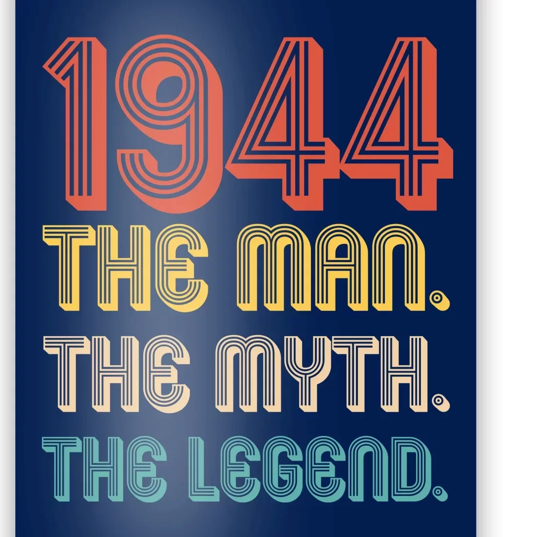 The Man The Myth The Legend 1944 80th Birthday Poster