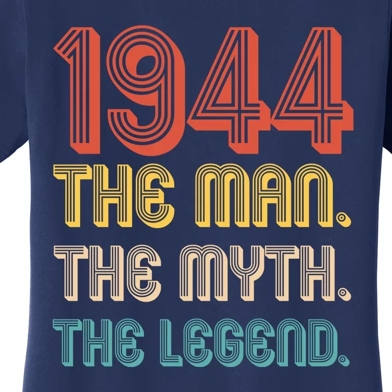 The Man The Myth The Legend 1944 80th Birthday Women's T-Shirt