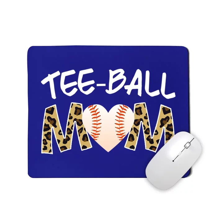 Teeball Mom Tball Mom Novelty Leopard Funny T Ball Cool Gift Mousepad