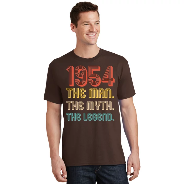 The Man The Myth The Legend 1954 70th Birthday T-Shirt