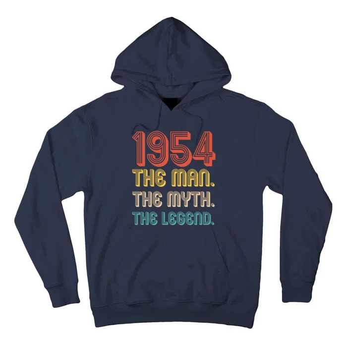 The Man The Myth The Legend 1954 70th Birthday Tall Hoodie