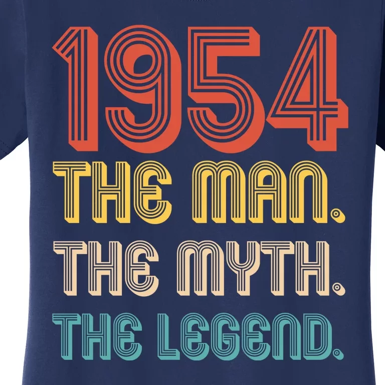 The Man The Myth The Legend 1954 70th Birthday Women's T-Shirt