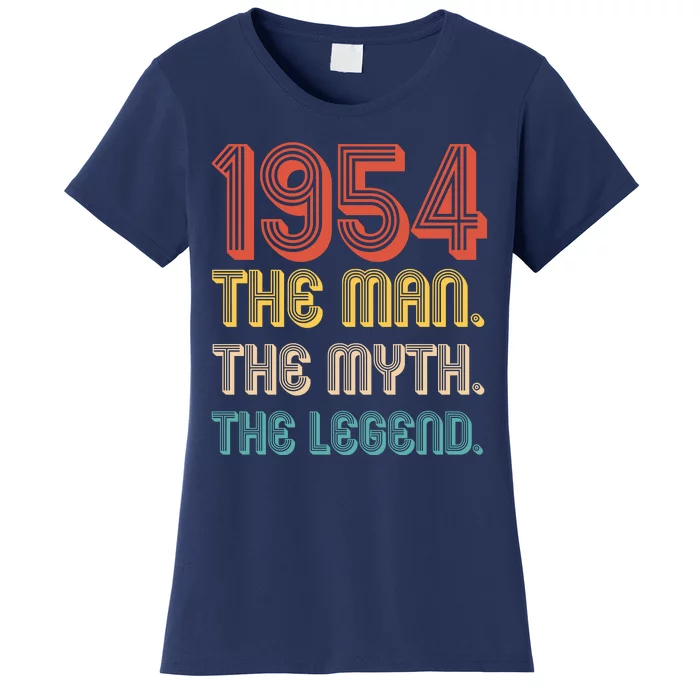 The Man The Myth The Legend 1954 70th Birthday Women's T-Shirt