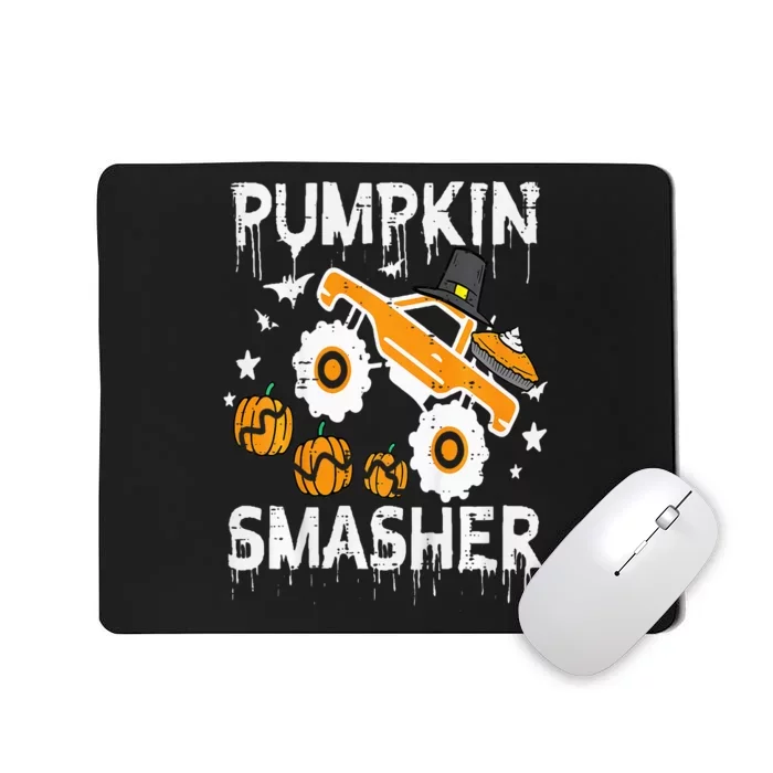 Thanksgiving Monster Truck Pumpkin Smasher Mousepad