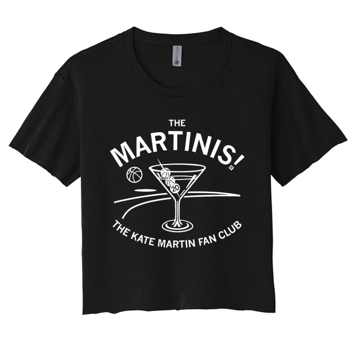 The Martinis The Kate Martin Fan Club Women's Crop Top Tee