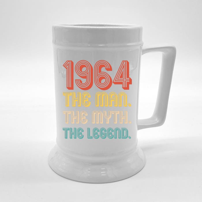 The Man The Myth The Legend 1964 60th Birthday Front & Back Beer Stein