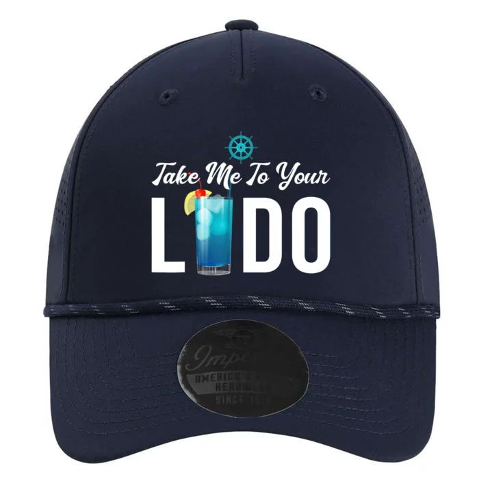 Take Me To Your Lido Cruise Essentials Ship Life Wear Gifts Performance The Dyno Cap