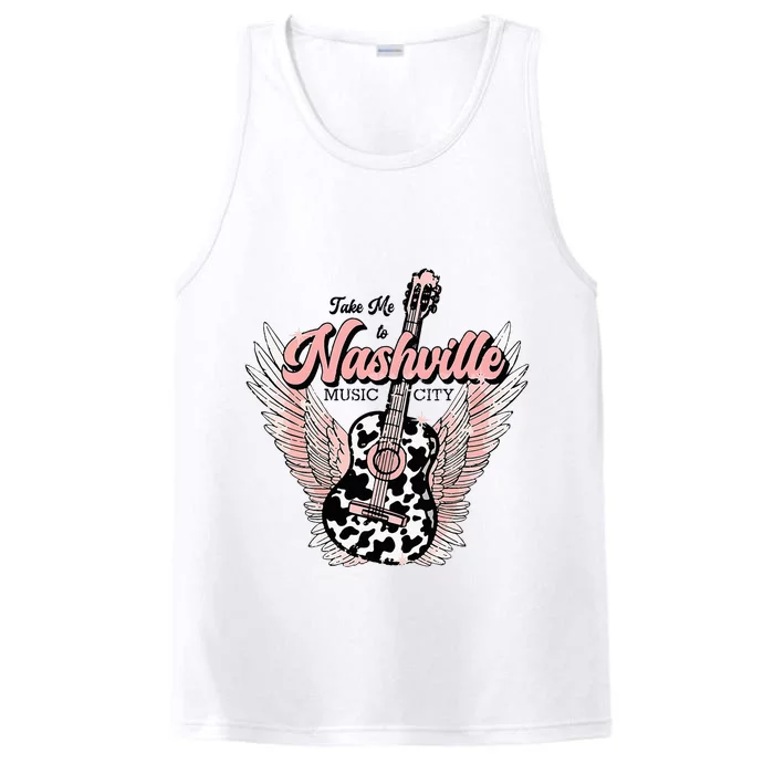 Take Me To Nashville Nashville Tennessee Performance Tank