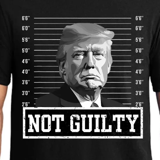 The Mugshot Trump Not Guilty Pajama Set