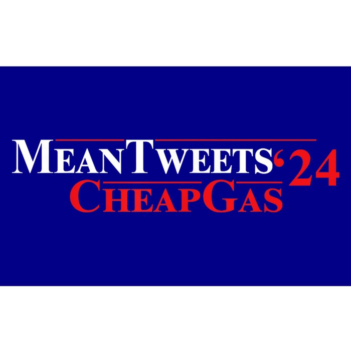 TRUMP Mean Tweets And Cheap Gas 2024 Bumper Sticker