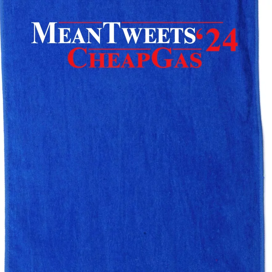 TRUMP Mean Tweets And Cheap Gas 2024 Platinum Collection Golf Towel