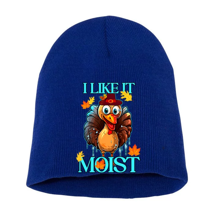 Thanksgiving Moist Turkey I Like It Moist Turkey Dinner Gift Short Acrylic Beanie