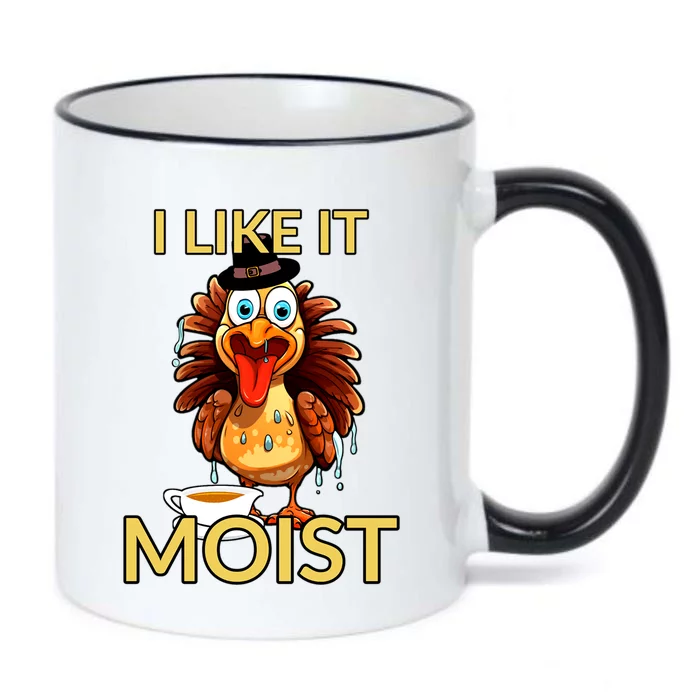 Thanksgiving Moist Turkey I Like It Moist Turkey Dinner Gift Black Color Changing Mug