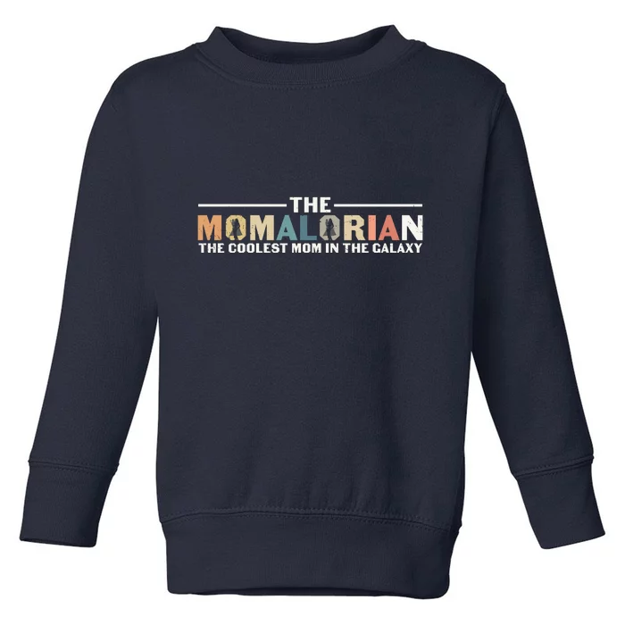 The Momalorian The Coolest Mom Mothers Day Plus Size Shirts For Mom Son Daughter Toddler Sweatshirt