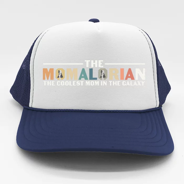 The Momalorian The Coolest Mom Mothers Day Plus Size Shirts For Mom Son Daughter Trucker Hat