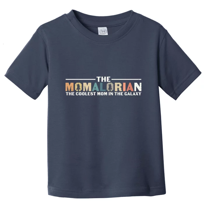 The Momalorian The Coolest Mom Mothers Day Plus Size Shirts For Mom Son Daughter Toddler T-Shirt