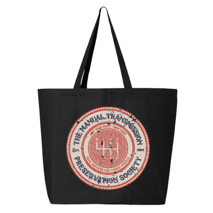 The Manual Transmission Preservation Society Est 1904 25L Jumbo Tote