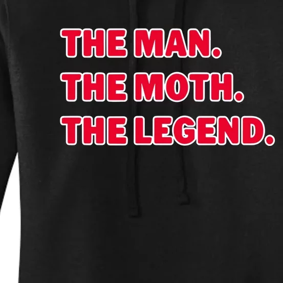 The Man The Moth The Legend Women's Pullover Hoodie