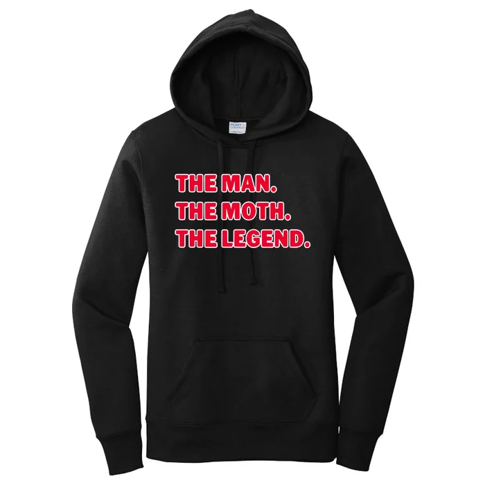 The Man The Moth The Legend Women's Pullover Hoodie