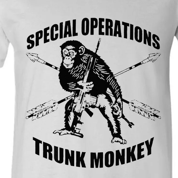 Trunk monkey V-Neck T-Shirt