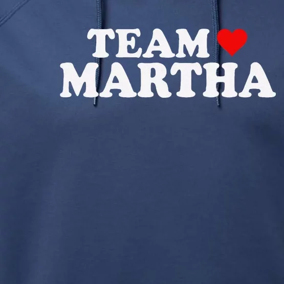 Team Martha Performance Fleece Hoodie