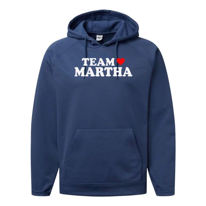 Team Martha Performance Fleece Hoodie