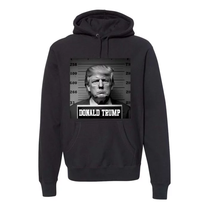 Trump Mugshot, Trump Mug Shot Premium Hoodie