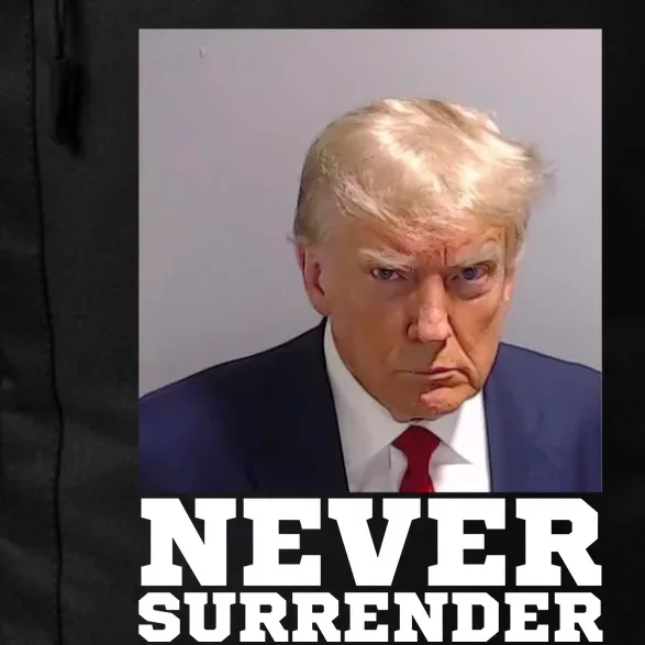 Trump never surrender 2024 Mugshot Daily Commute Backpack