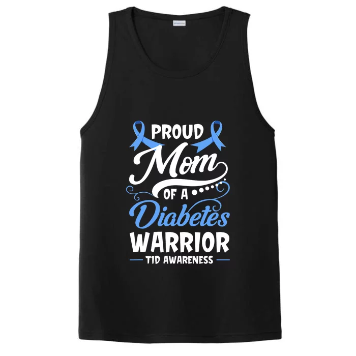 T1D Mom Type 1 Diabetes Awareness Gift Performance Tank