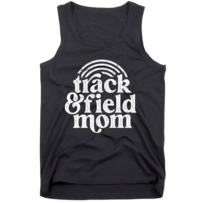 Track Mom Track And Field Mom Runner Running Mama Mother Tank Top