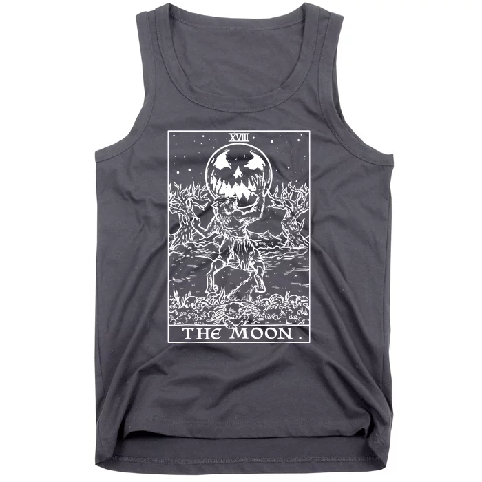 The Moon Tarot Card Werewolf Tank Top