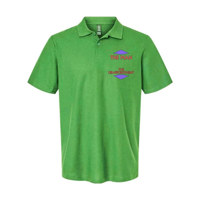 The Man The Disappointment Softstyle Adult Sport Polo