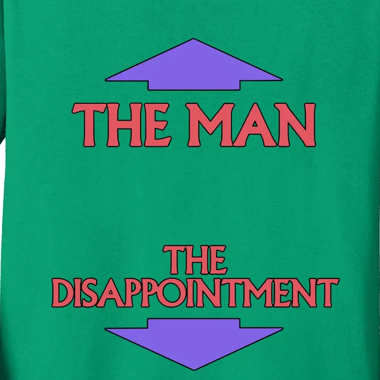 The Man The Disappointment Kids Long Sleeve Shirt