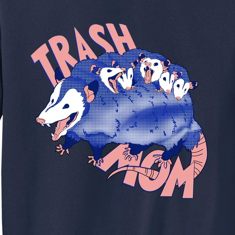 Trash Mom Trash Panda Racoon Meme Sweatshirt