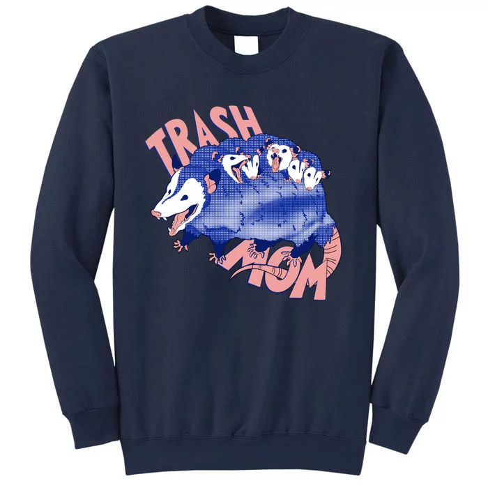 Trash Mom Trash Panda Racoon Meme Sweatshirt