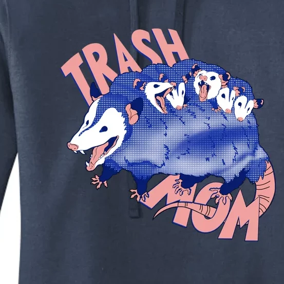 Trash Mom Trash Panda Racoon Meme Women's Pullover Hoodie